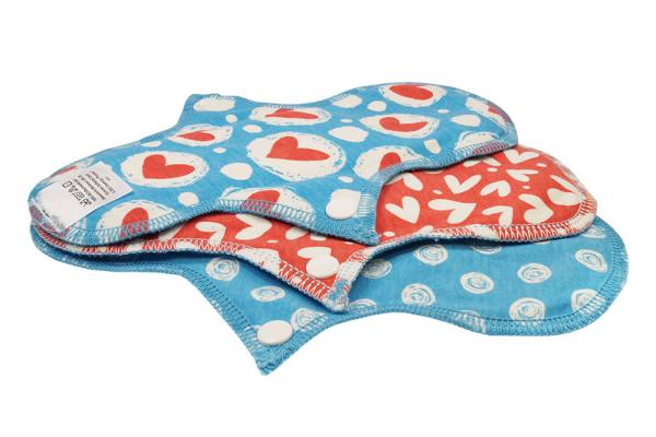 Blümchen Organic Cotton panty liner 3pcs. Size S (soft core)
